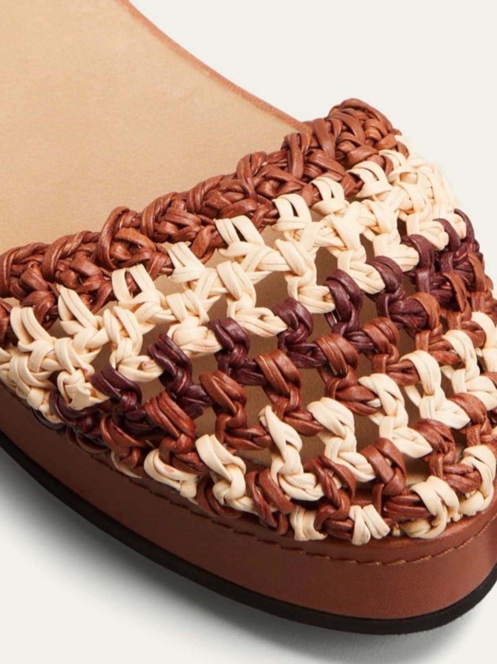 Ulla Johnson Polonio Flatform Woven Sandal 10 40 - Picture 4 of 6